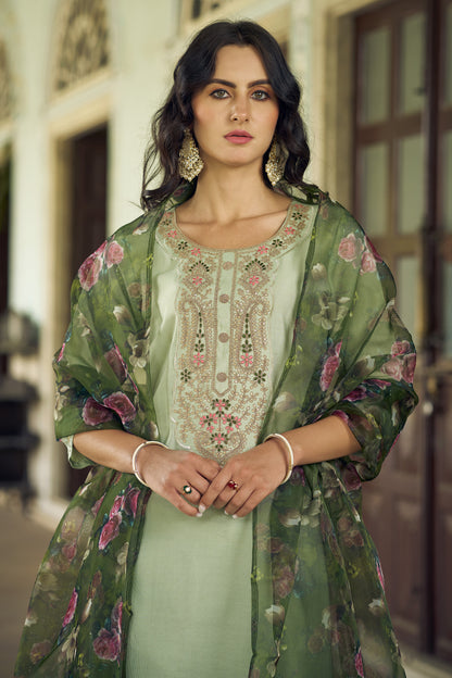 Dhiyona VV Kanchana Women Kurta and Pant Sets Viscose Rayon Fabric