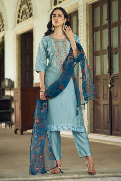 Dhiyona VV Vedika Women Kurta and Pant Sets Viscose Rayon Fabric