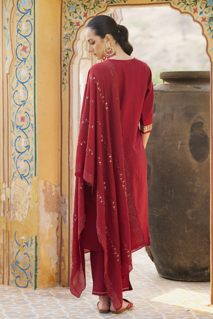 Dhiyona VV Pavitra Women Kurta and Pant Sets Viscose Rayon Fabric