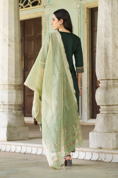 Dhiyona VV Raagini Women Kurta and Pant Sest Viscose Rayon