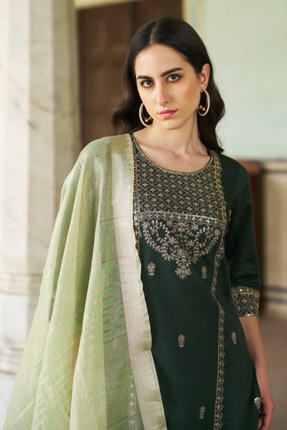 Dhiyona VV Raagini Women Kurta and Pant Sest Viscose Rayon