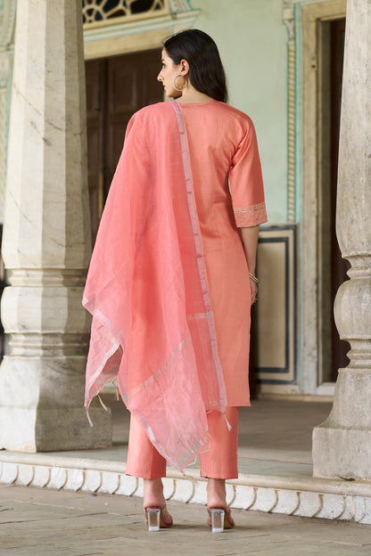Dhiyona VV Antima Women Kurta and Pant Sest Viscose Rayon