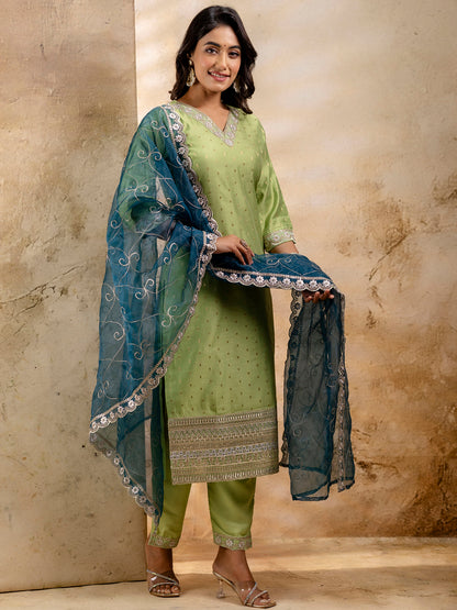 Dhiyona VV Chitralekha Chanderi Silk Blend Kurta Set