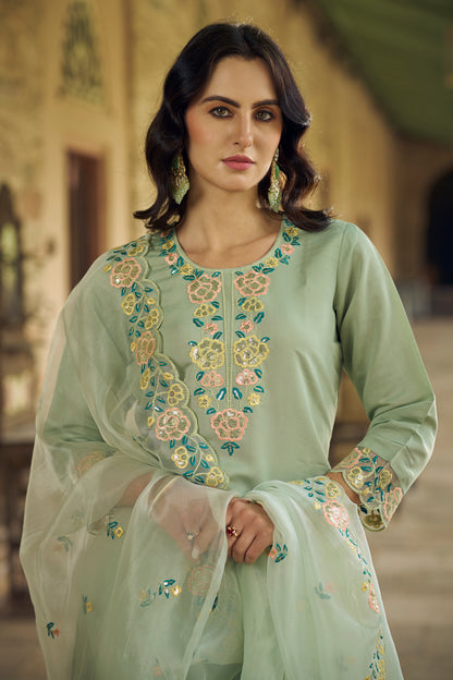 Dhiyona VV Sanskriti Women Kurta and Pant Sets Viscos Roman Silk Fabric