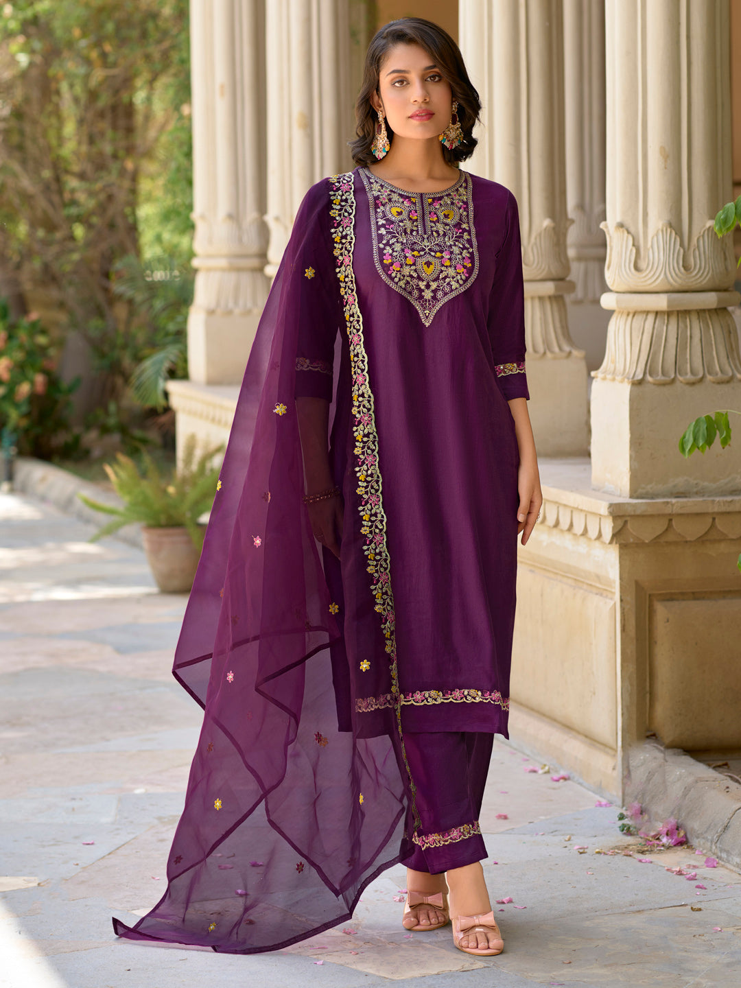 Dhiyona VV Usha Viscose Rayon Kurta and Pant