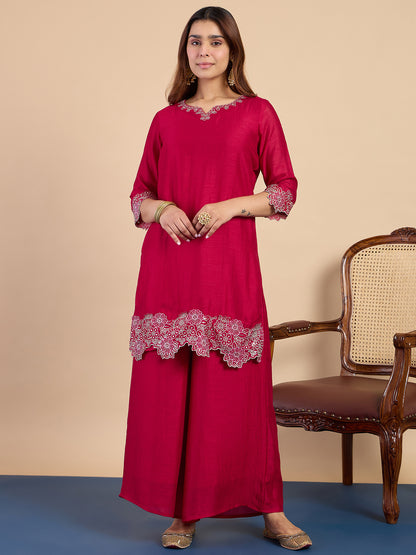 Dhiyona VV Rani Women's Designer Kurta Pant Set Premium Pattern Collection