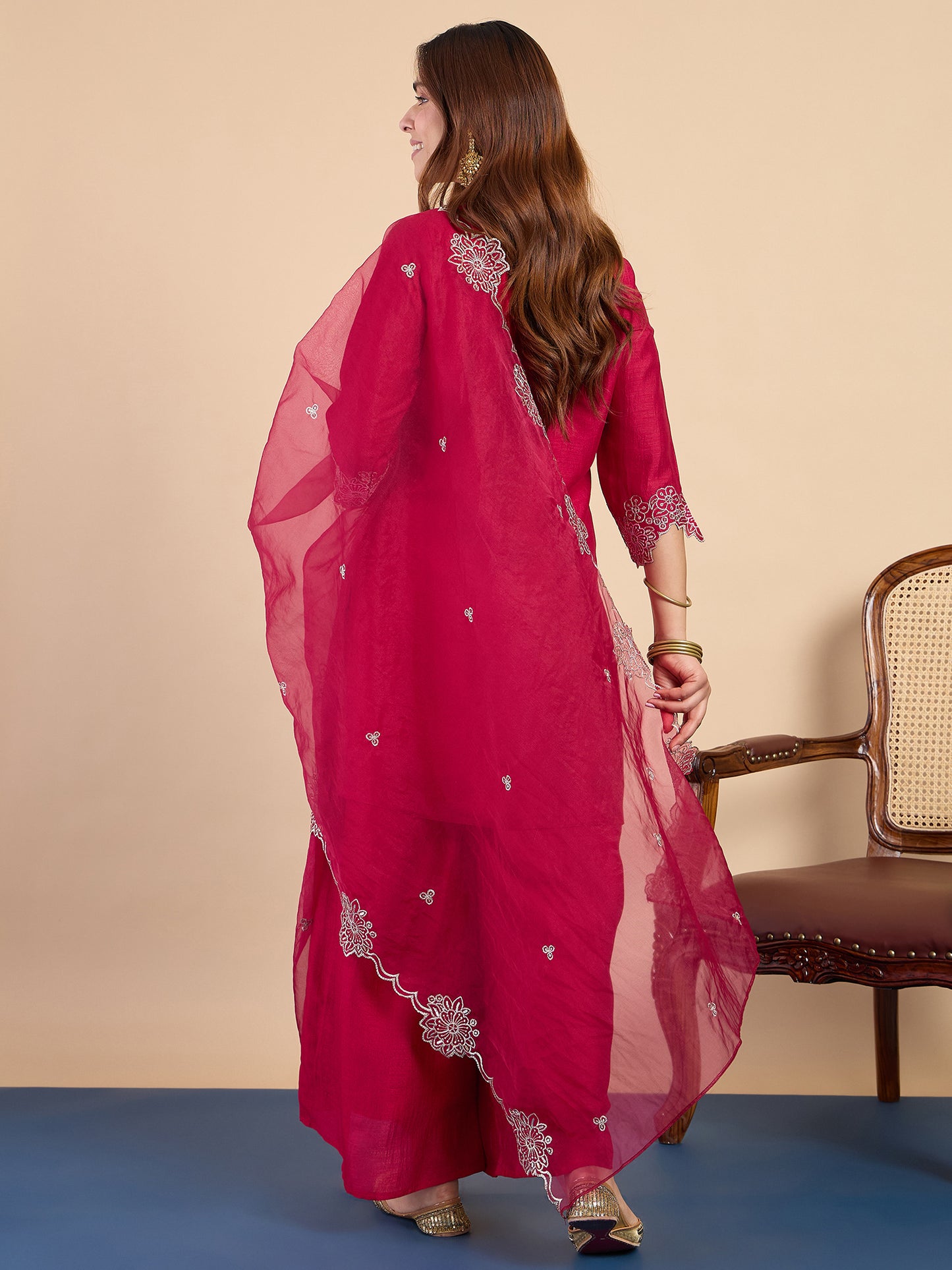 Dhiyona VV Rani Women's Designer Kurta Pant Set Premium Pattern Collection