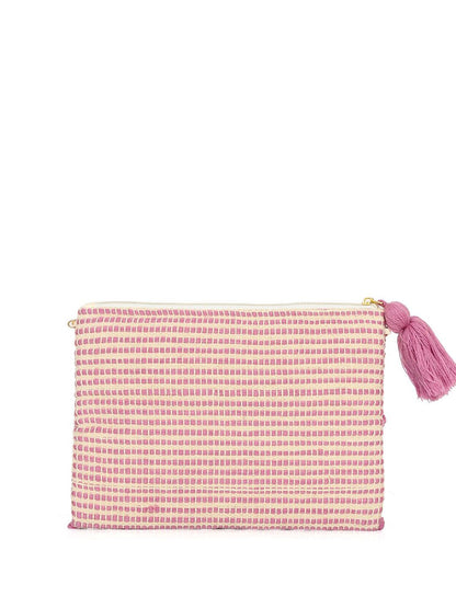 Dhiyona NR Embroidered Embellished Foldover Clutch