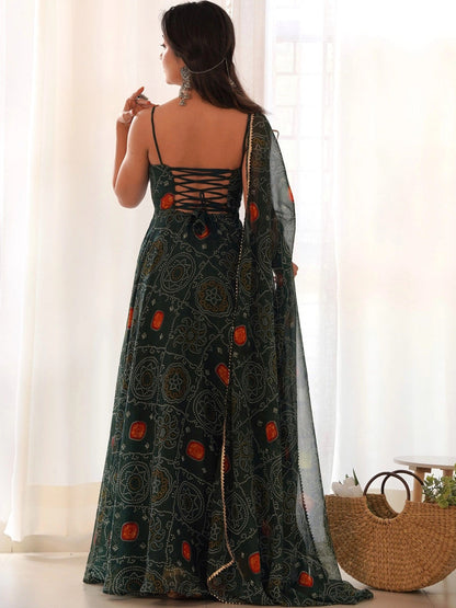 Women Ethnic Motifs Printed Regular Kurta with Palazzos & With Dupatta