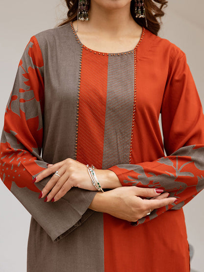 Women Floral Printed Kurta with Palazzo