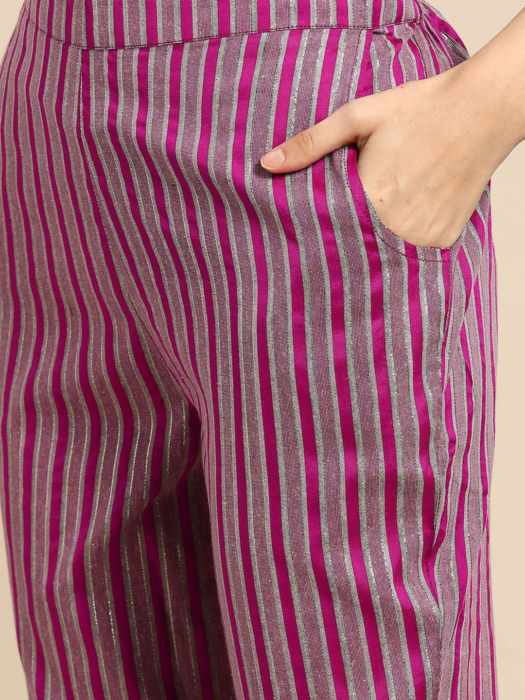 Women Regular Kurta with Trousers & With Dupatta
