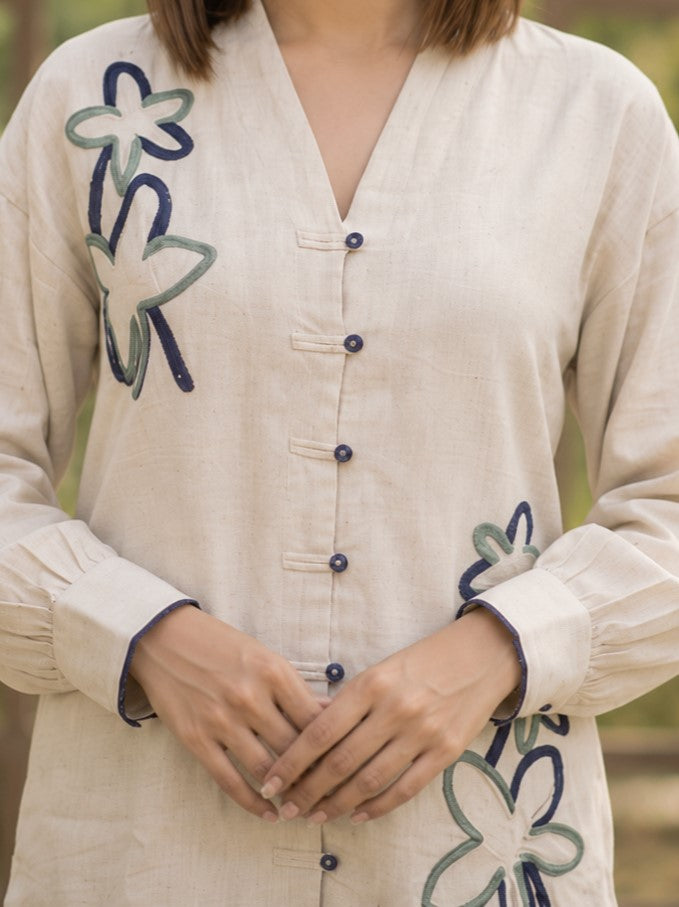 Wespret Atrium Embroidery Cotton Co-Ord Set