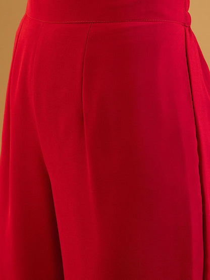 Dhiyona IN Women Ethnic Motifs Embroidered Regular Kurta with Palazzos & With Dupatta