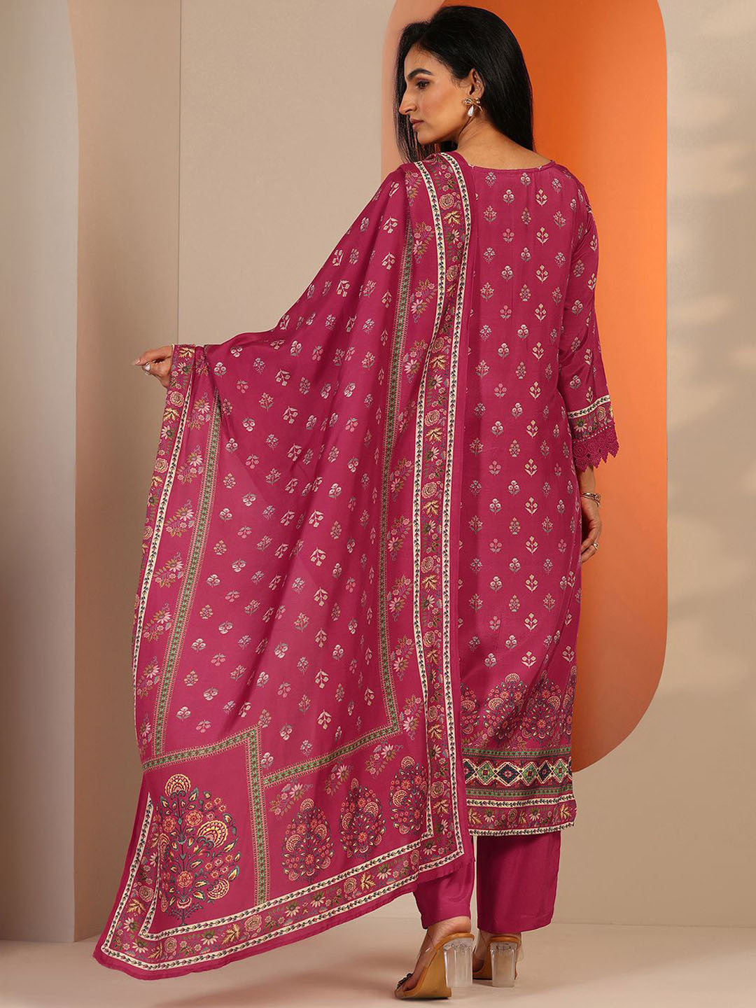 Women Ethnic Motifs Printed Kurta with Trousers & Dupatta