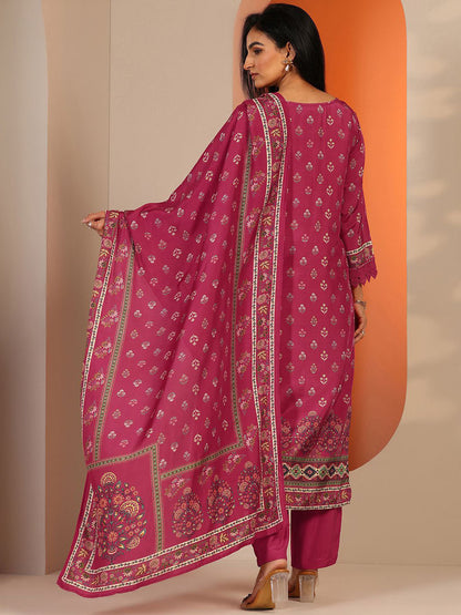 Women Ethnic Motifs Printed Kurta with Trousers & Dupatta