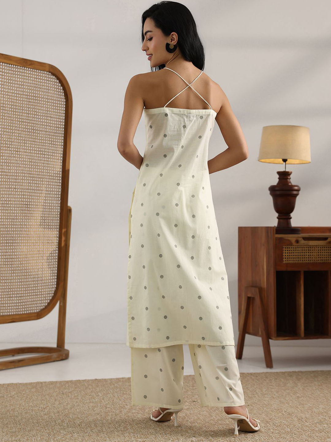 Women Geometric Printed Kurta with Palazzo
