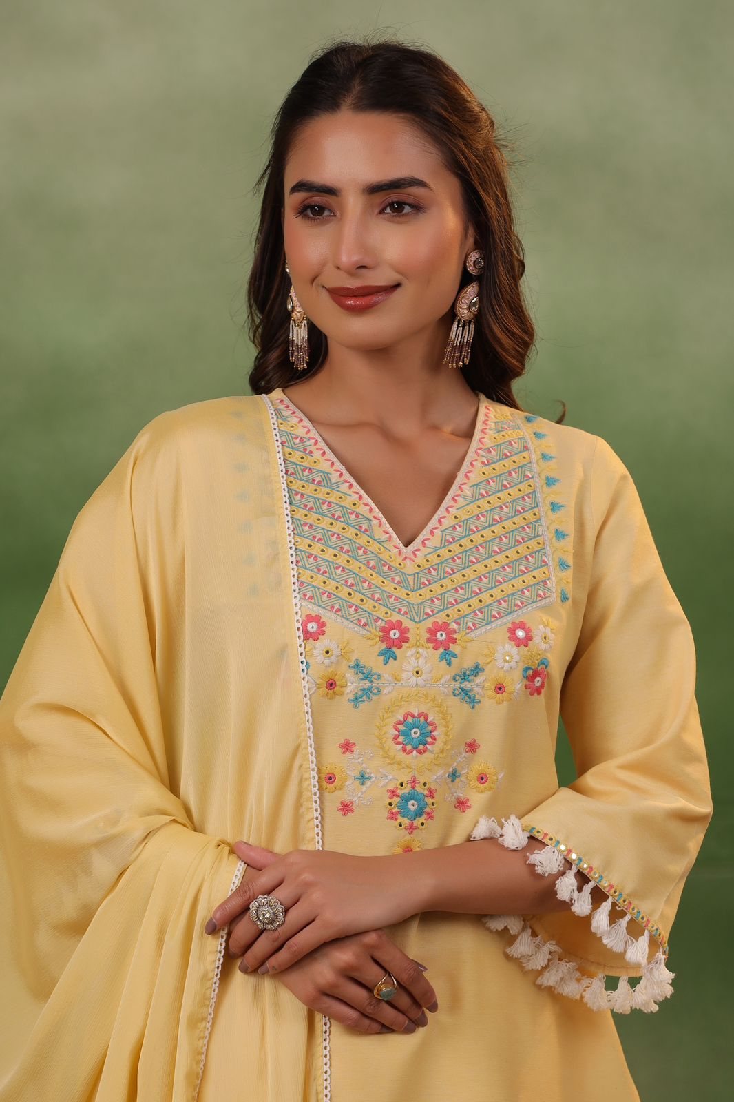 POONAM SUNSHINE COTTON SUIT SET