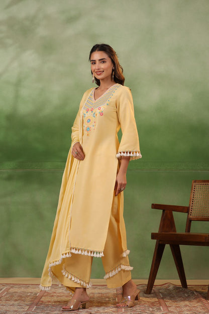 POONAM SUNSHINE COTTON SUIT SET