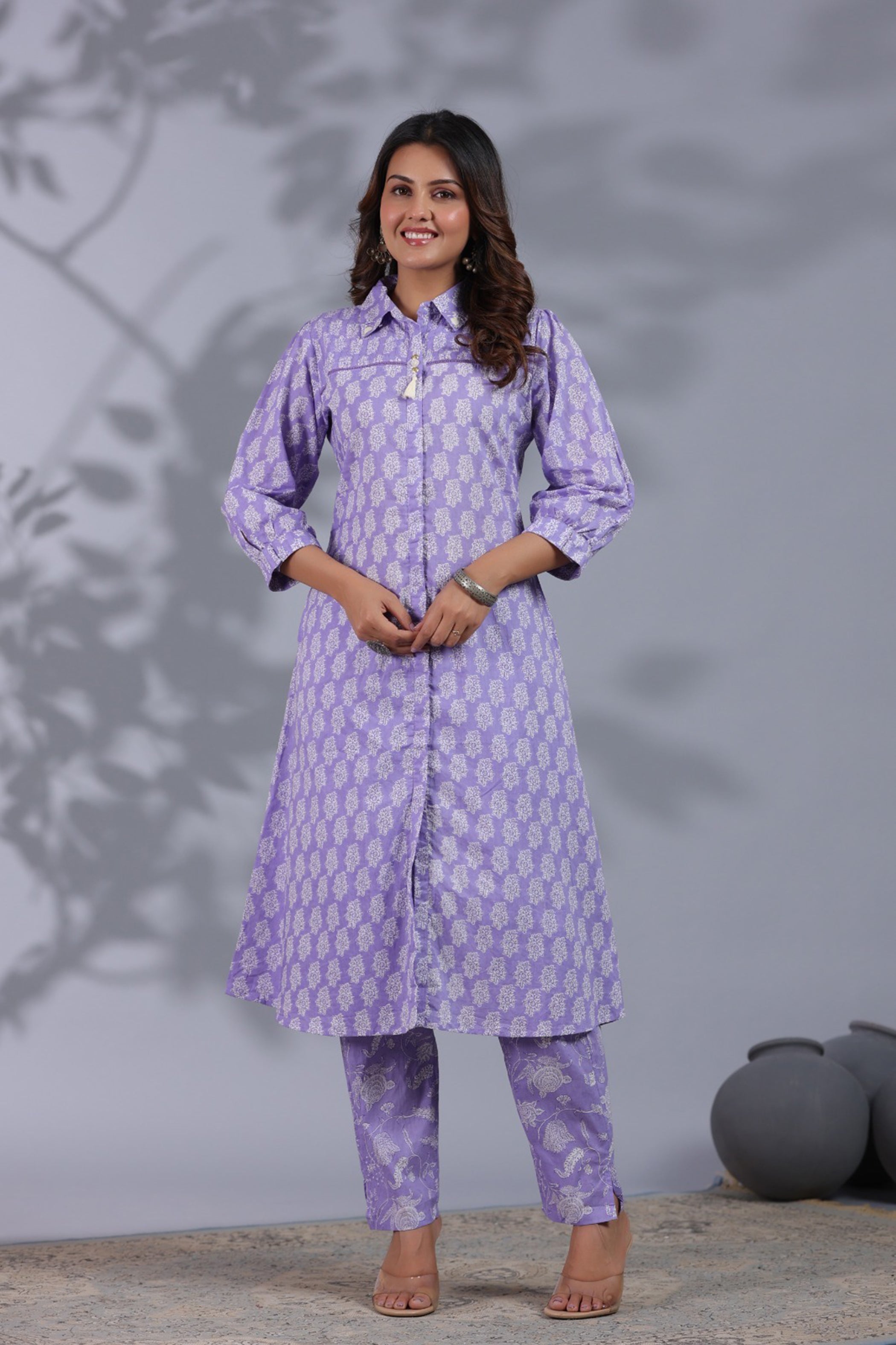 Ishani Lily Cotton Kurta Pant Set