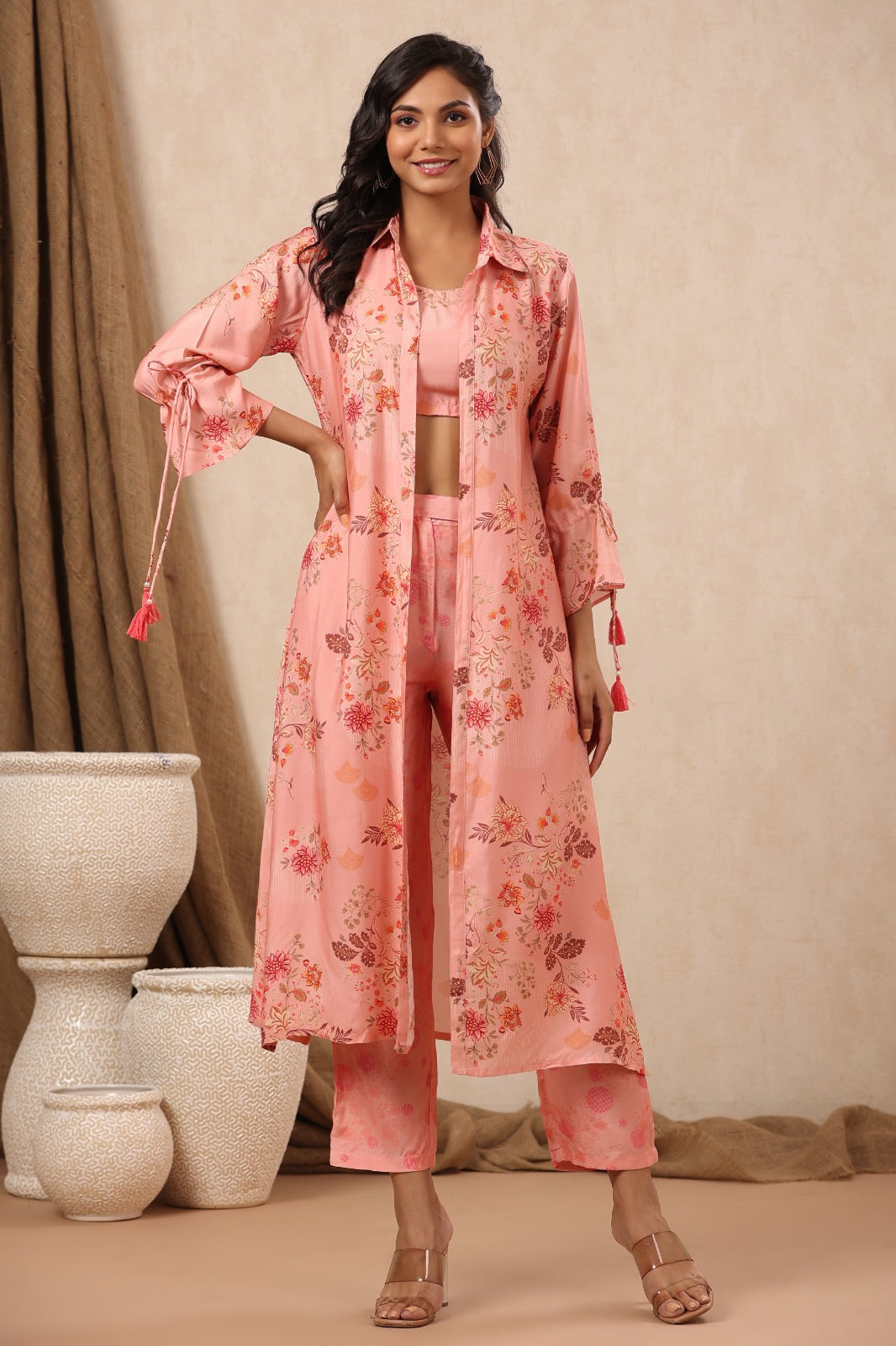 Wera Flamingo Cotton 3 pc Co-ord Set