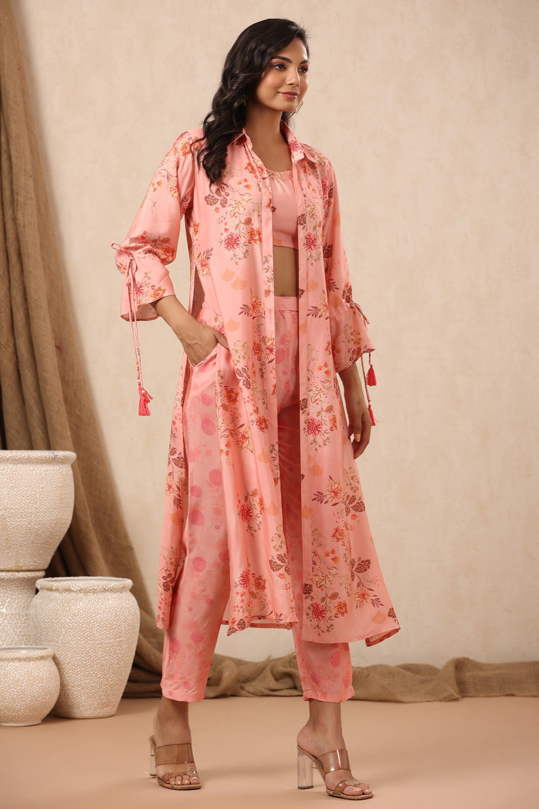 Wera Flamingo Cotton 3 pc Co-ord Set