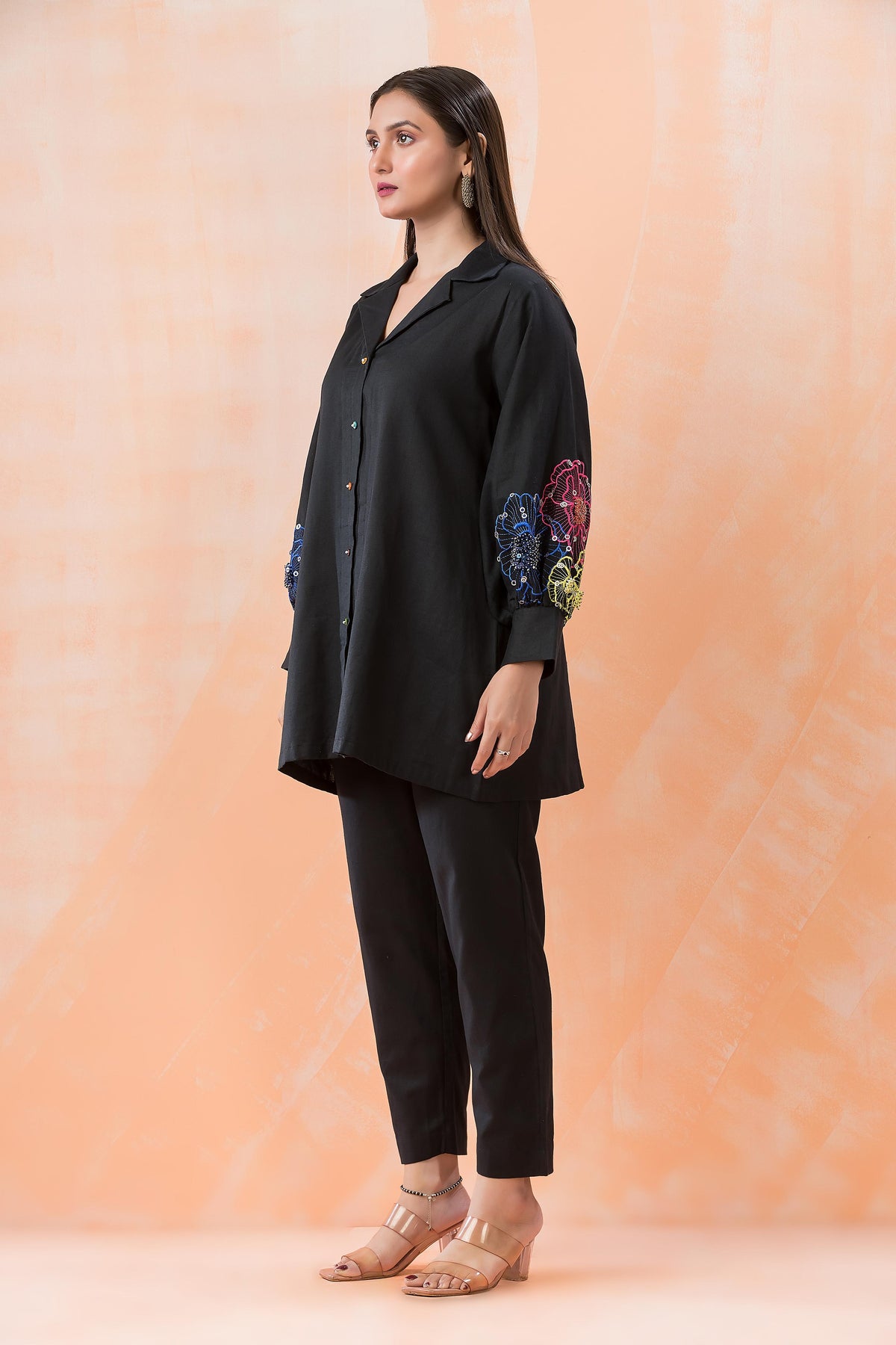 Niharika Onyx Handwork Co-ord Set