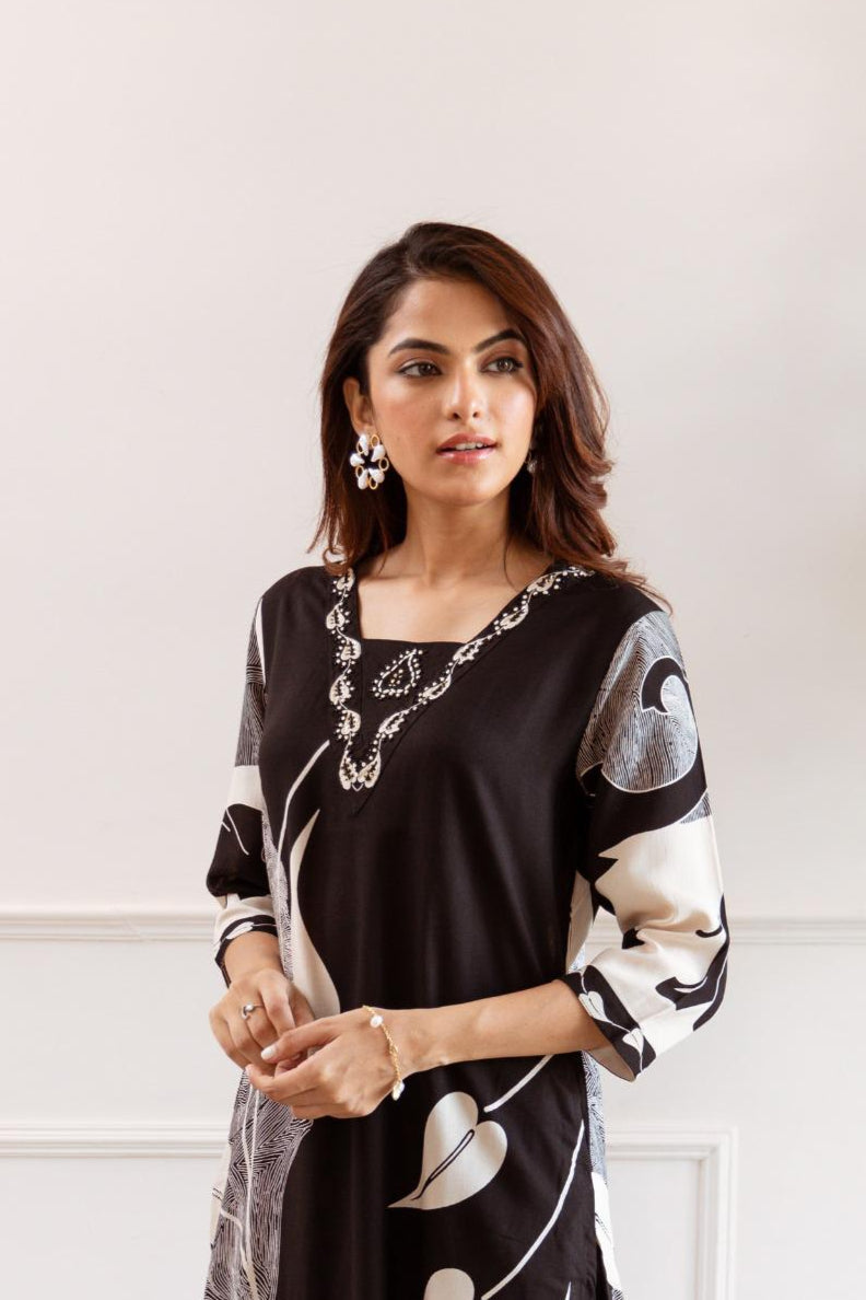 Jagdeep Jet Printed Kurta Pant Set
