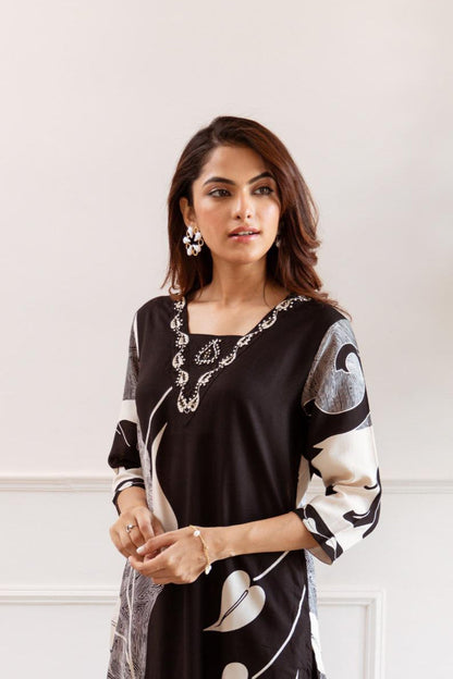 Jagdeep Jet Printed Kurta Pant Set