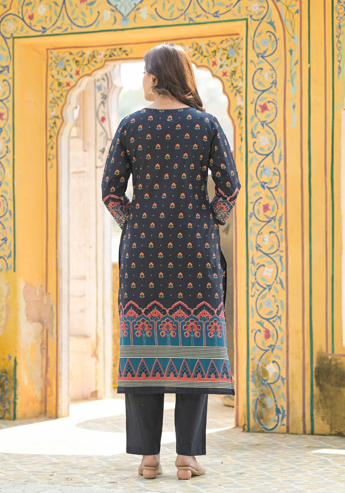 Aranya Jade Pure Cotton Suit Set