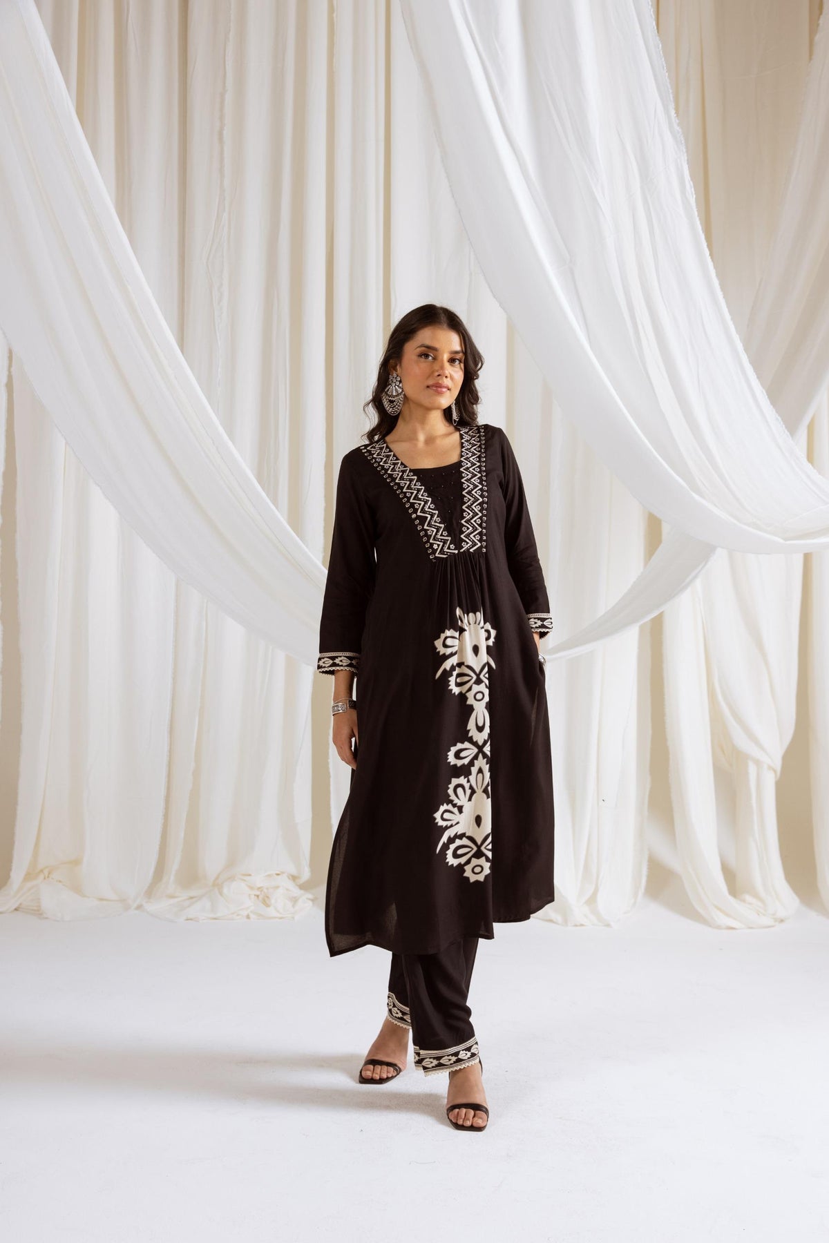 Rasna Onyx Kurta Pant Set