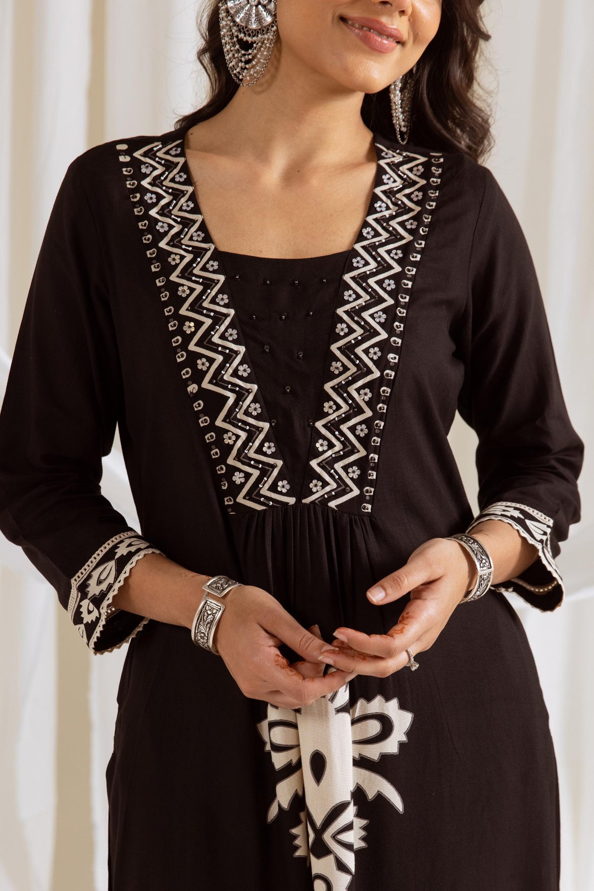 Rasna Onyx Kurta Pant Set