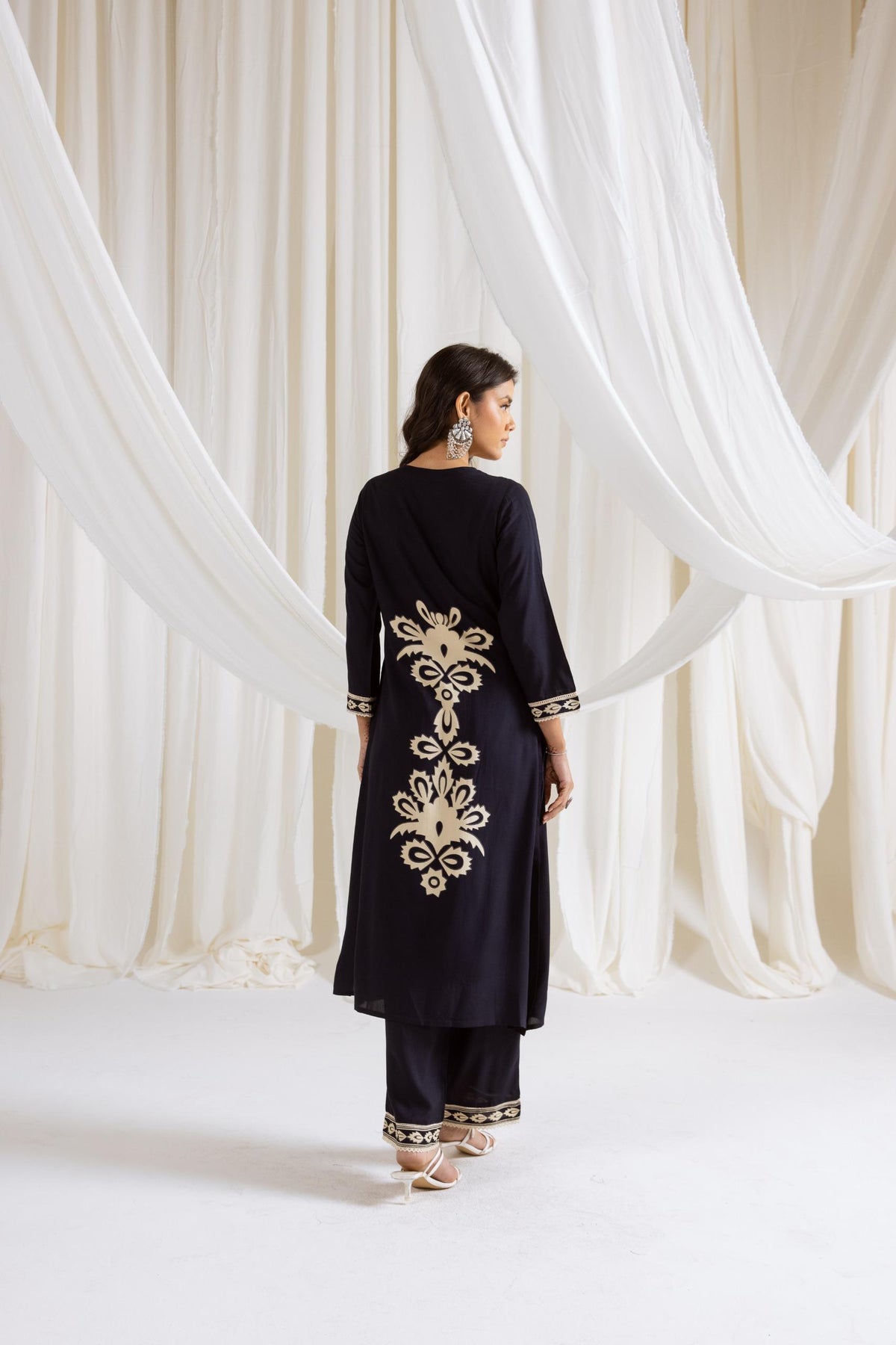 Rasna Azure Kurta Pant Set