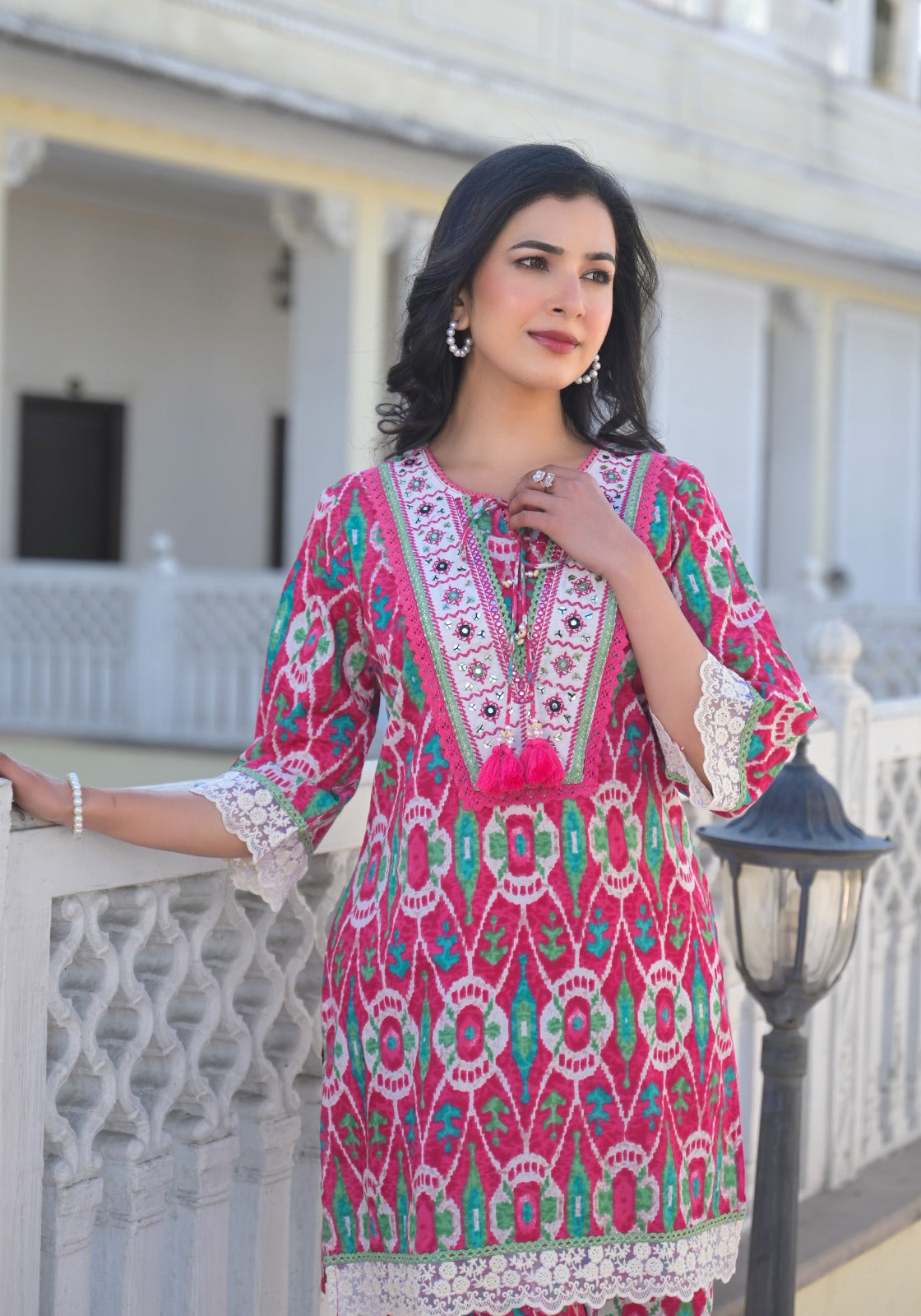 Aranya Lapis Ikat Pirnted Cotton Co-ord Set