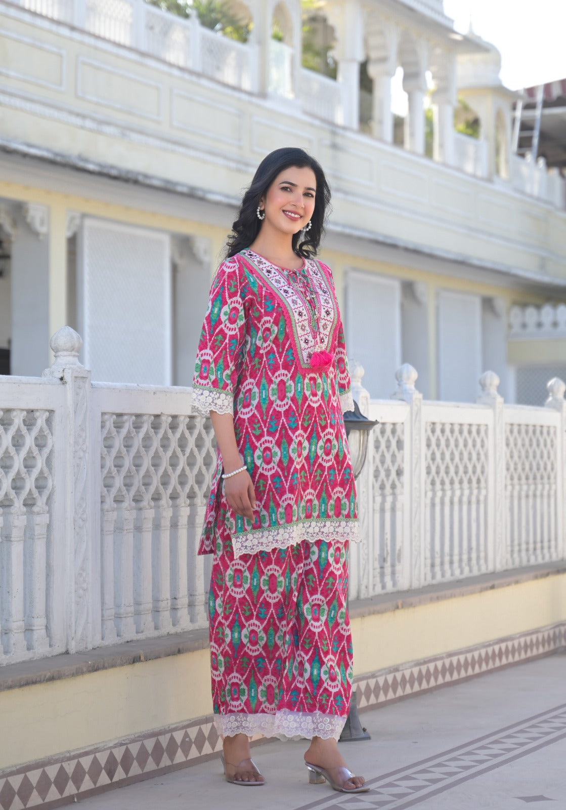 Aranya Lapis Ikat Pirnted Cotton Co-ord Set