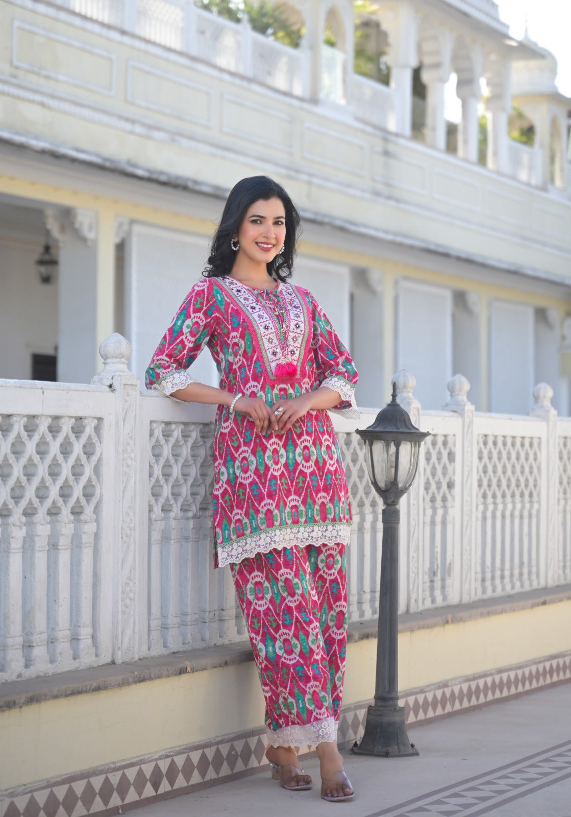Aranya Lapis Ikat Pirnted Cotton Co-ord Set