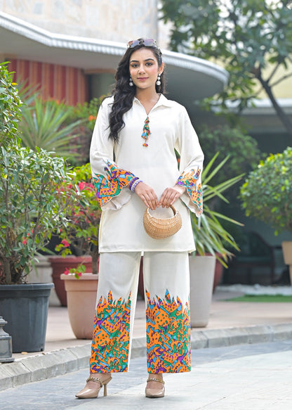 Kara Pearl Cotton Co-ord Set