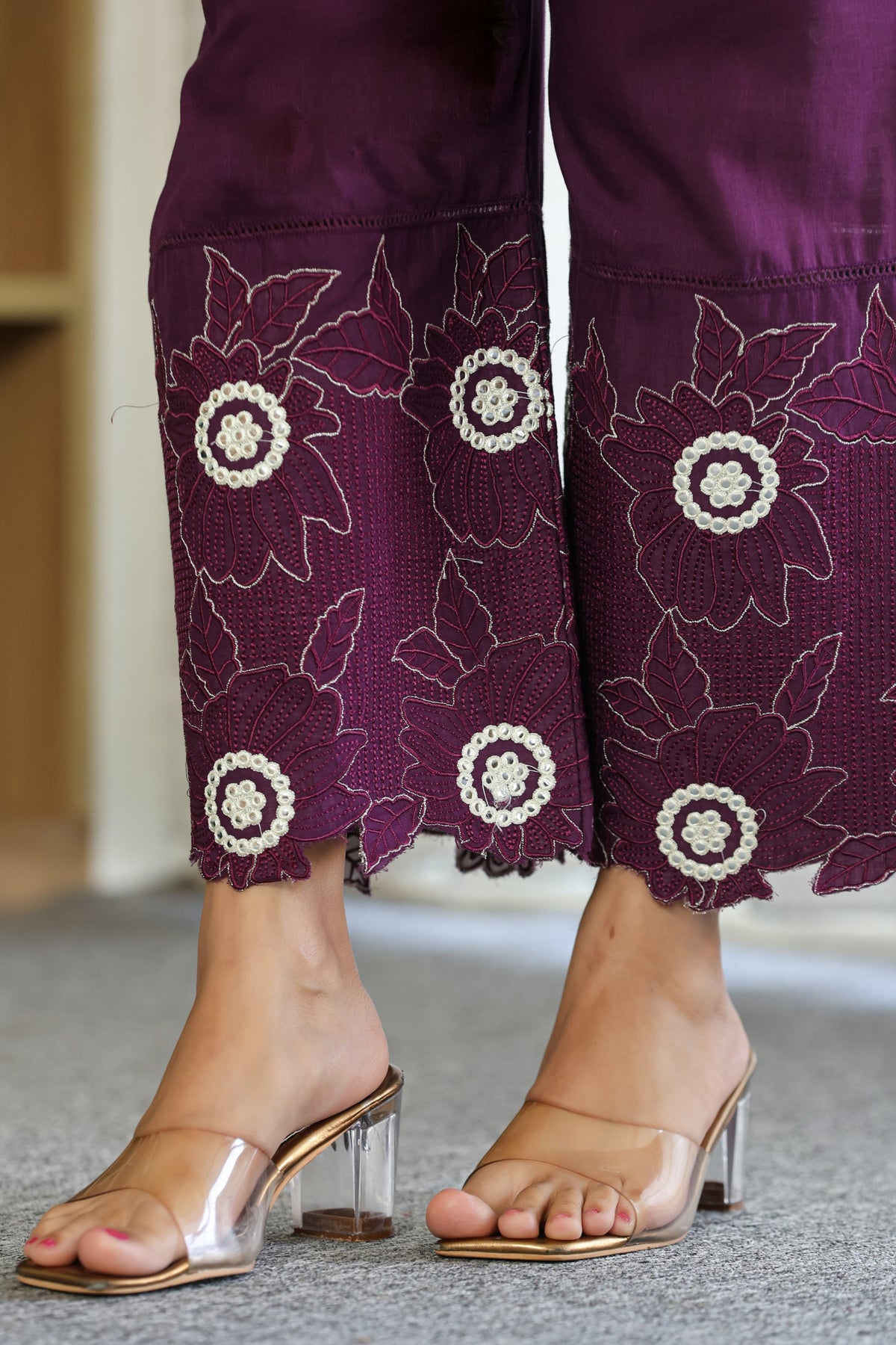 Bodhi Mulberry Embroidered Co-ord Set