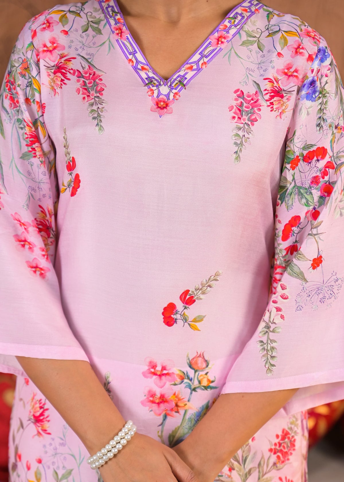 RAAGVI CANDY muslin PRINTED KURTA PANT SET