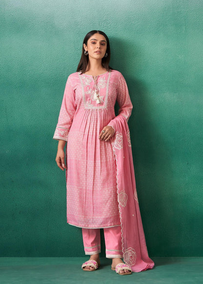 Nadira Candy Embroidered Lawn Suit Set