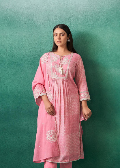 Nadira Candy Embroidered Lawn Suit Set