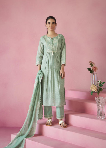 Nadira Laurel Embroidered Lawn Suit Set