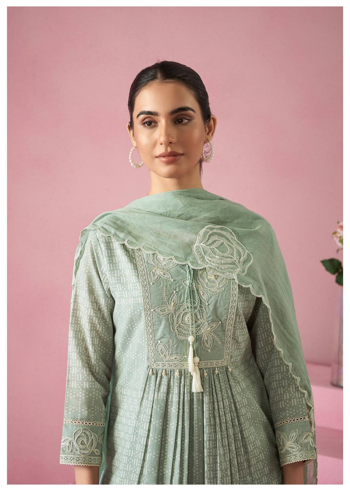 Nadira Laurel Embroidered Lawn Suit Set