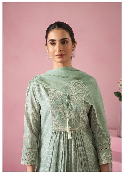 Nadira Laurel Embroidered Lawn Suit Set