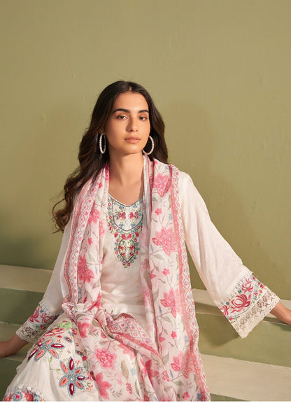 Nadira Misri Embroidered Lawn Suit Set