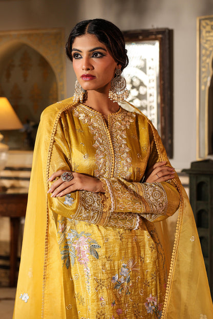 Tridhara Amber Full Heavy Work Lawn Premium Work Suit