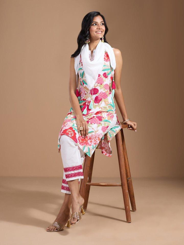 Tashvika Vibrant Cotton Co-ord Set