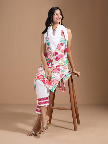 Tashvika Vibrant Cotton Co-ord Set