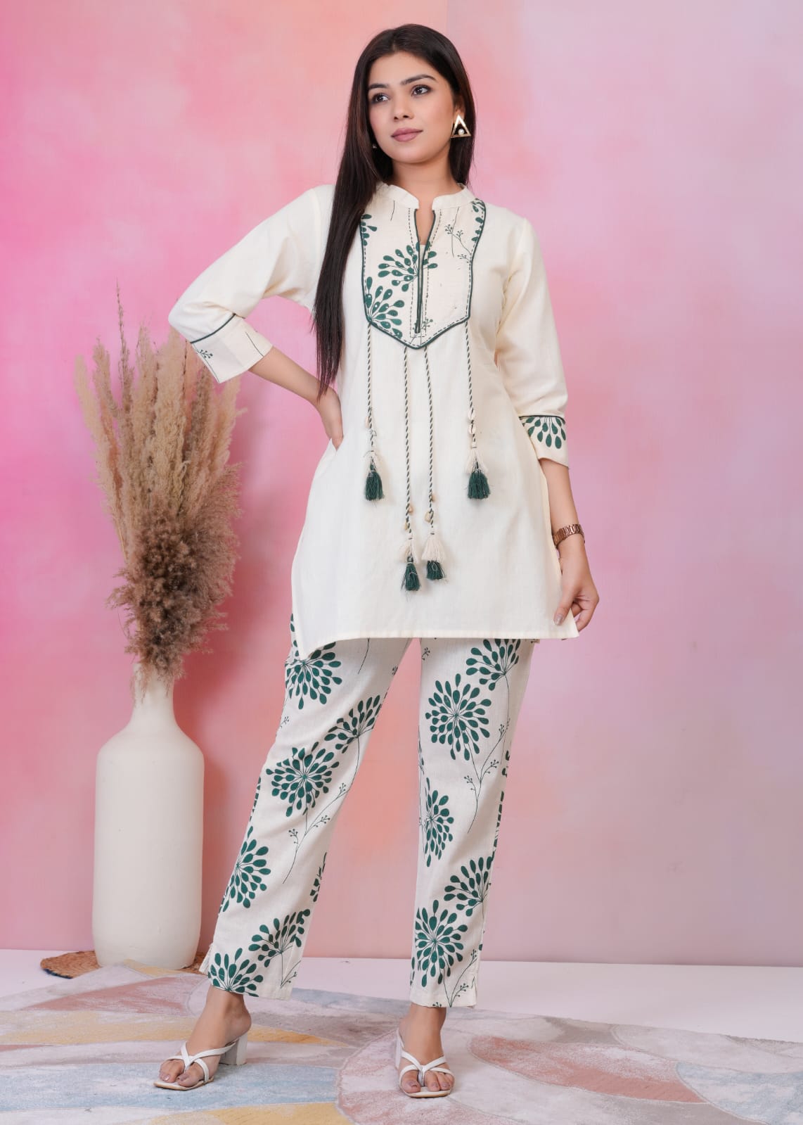 Hardik Fern Cotton Co-ord Set
