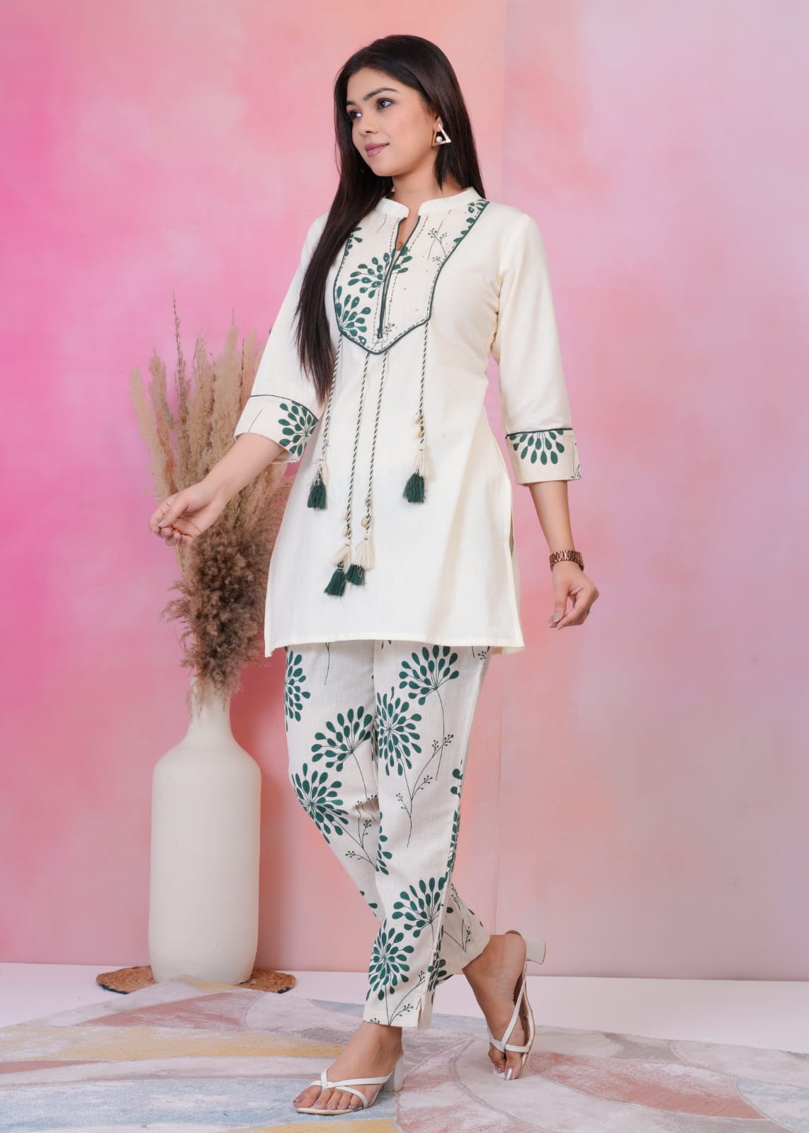 Hardik Fern Cotton Co-ord Set