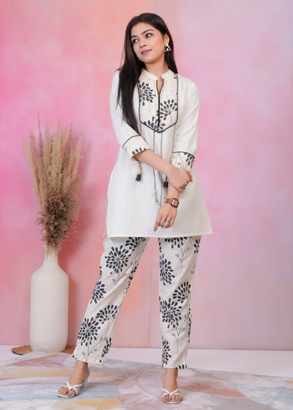 Hardik Jade Cotton Co-ord Set
